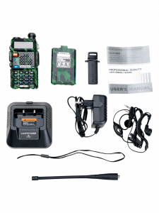 Рация Baofeng UV-5R 5W с гарнитурой камуфляж